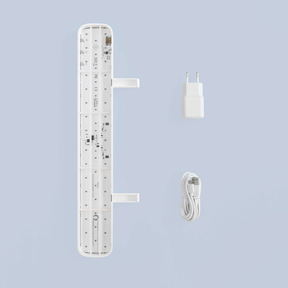 Luminaire Modulo Bois - Avec prise USB